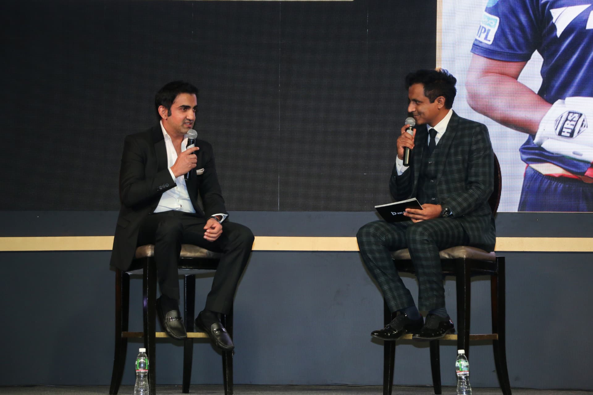 Riaz Basha in conversation with Gautam Gambhir