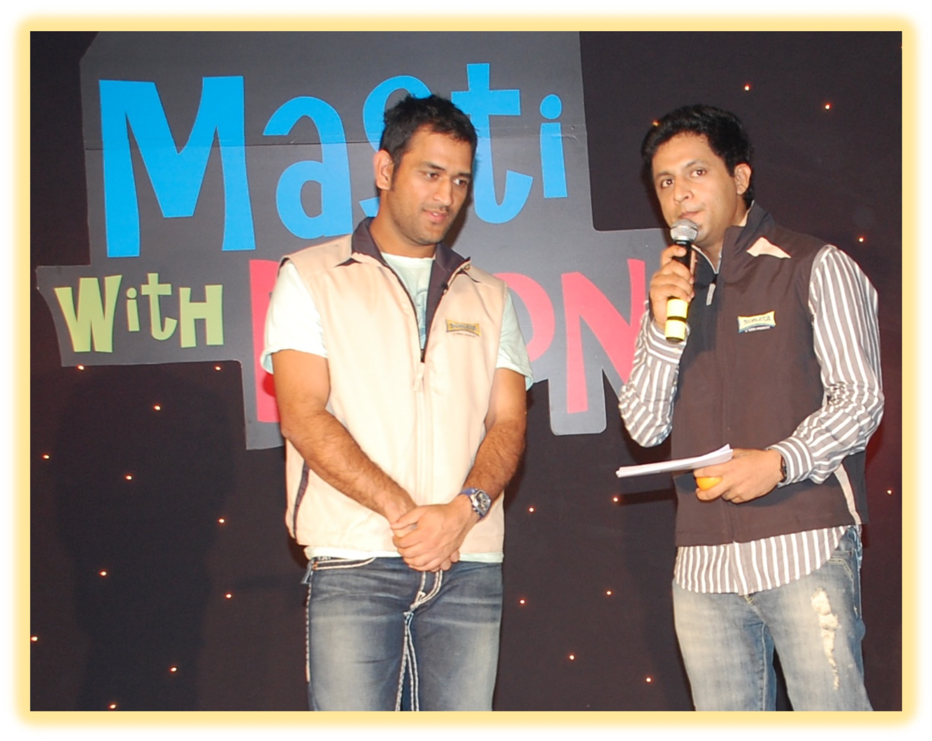 Riaz Basha in conversation with MS Dhoni